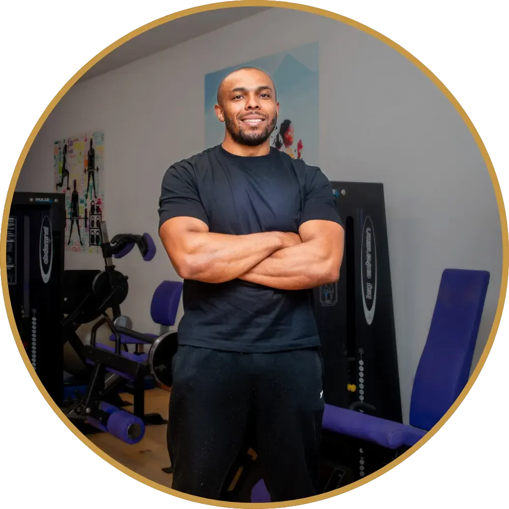 Personal trainer in a gym in Welshpool